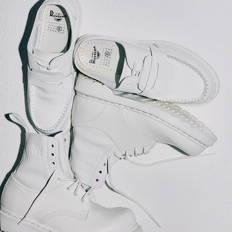 MM6 Maison Margiela スニーカー シューズ(白) Maison Margiela MM6 スニーカー レディース 白 厚底 メゾン