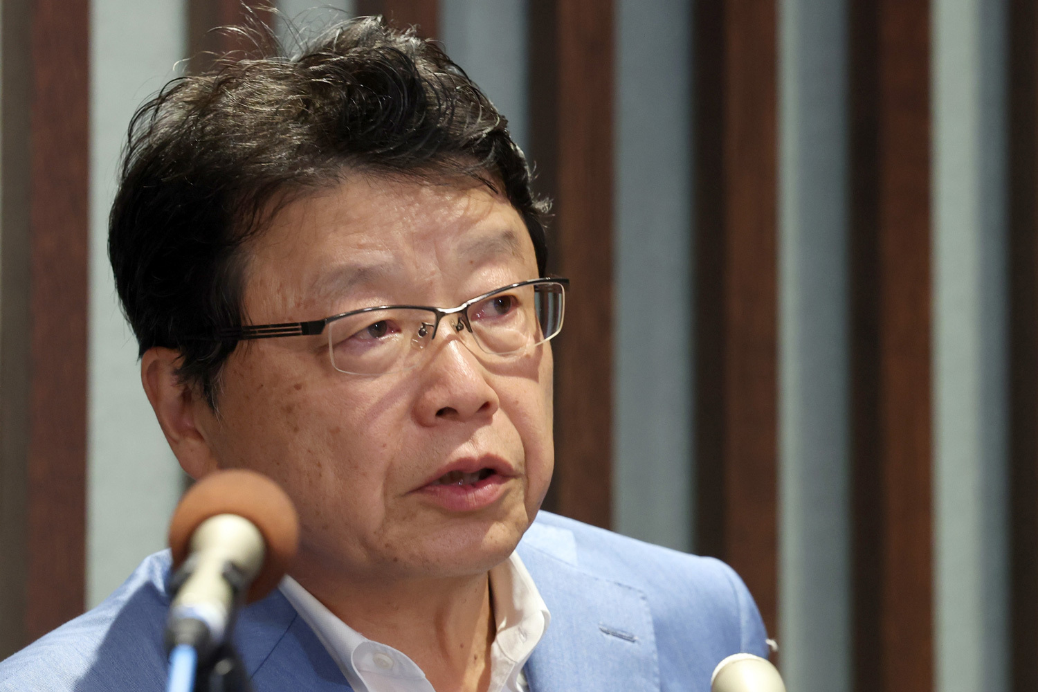 日本保守党の北村晴男氏。参院選での当選後、X（旧Twitter）での発言が問題視されている様子。