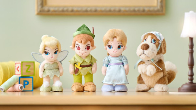 美品　ディズニーストア　ピーターパン　ぬいば　ぬいぐるみ　キーホルダー ストア♡『ピーター・パン』ぬいぐるみキーホルダー | ♡みみの