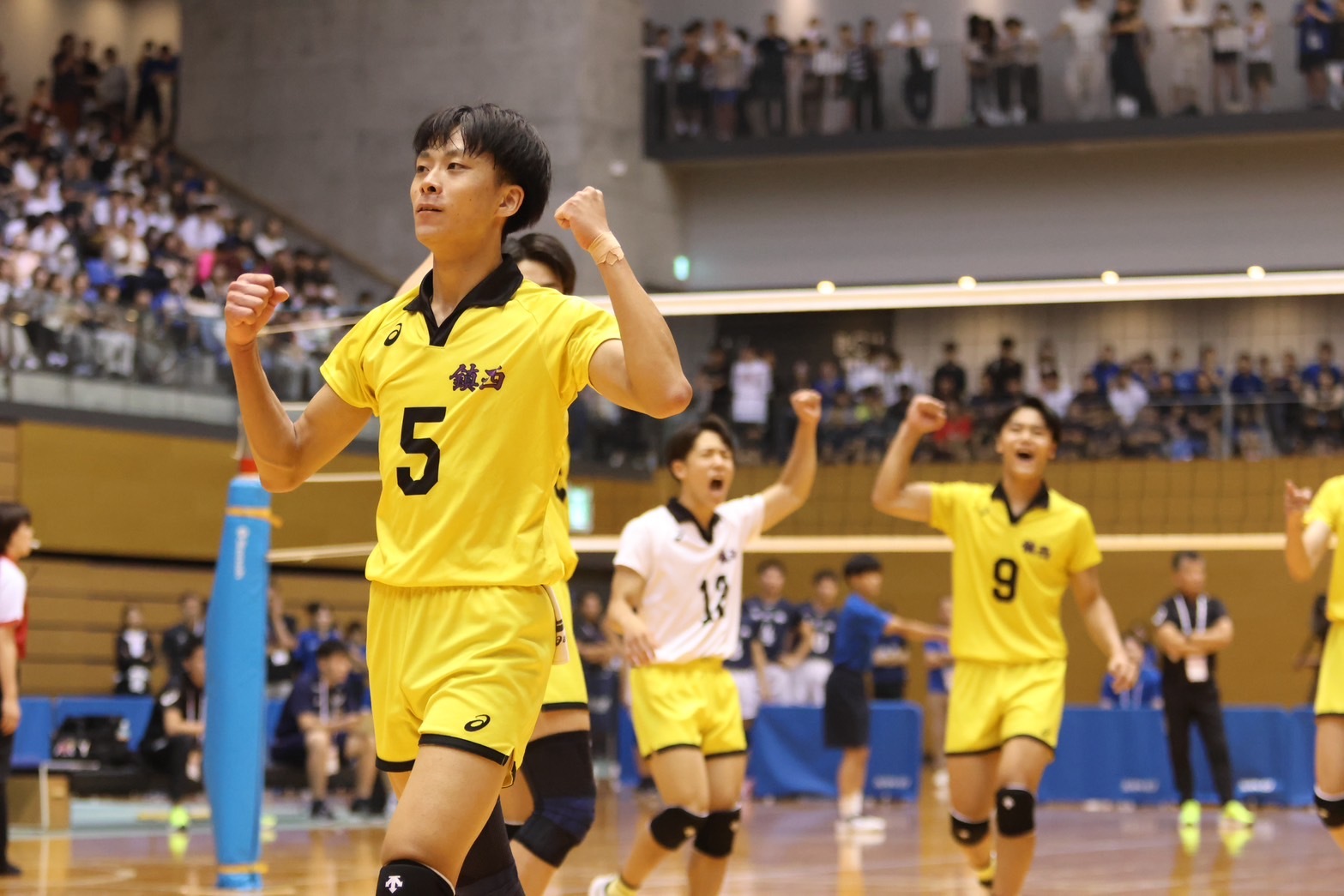 値段交渉あり 令和3年度インターハイ男子優勝メダル(鎮西) 鎮西高校、4年ぶりの優勝。主将不在の中で控えセッターが流した