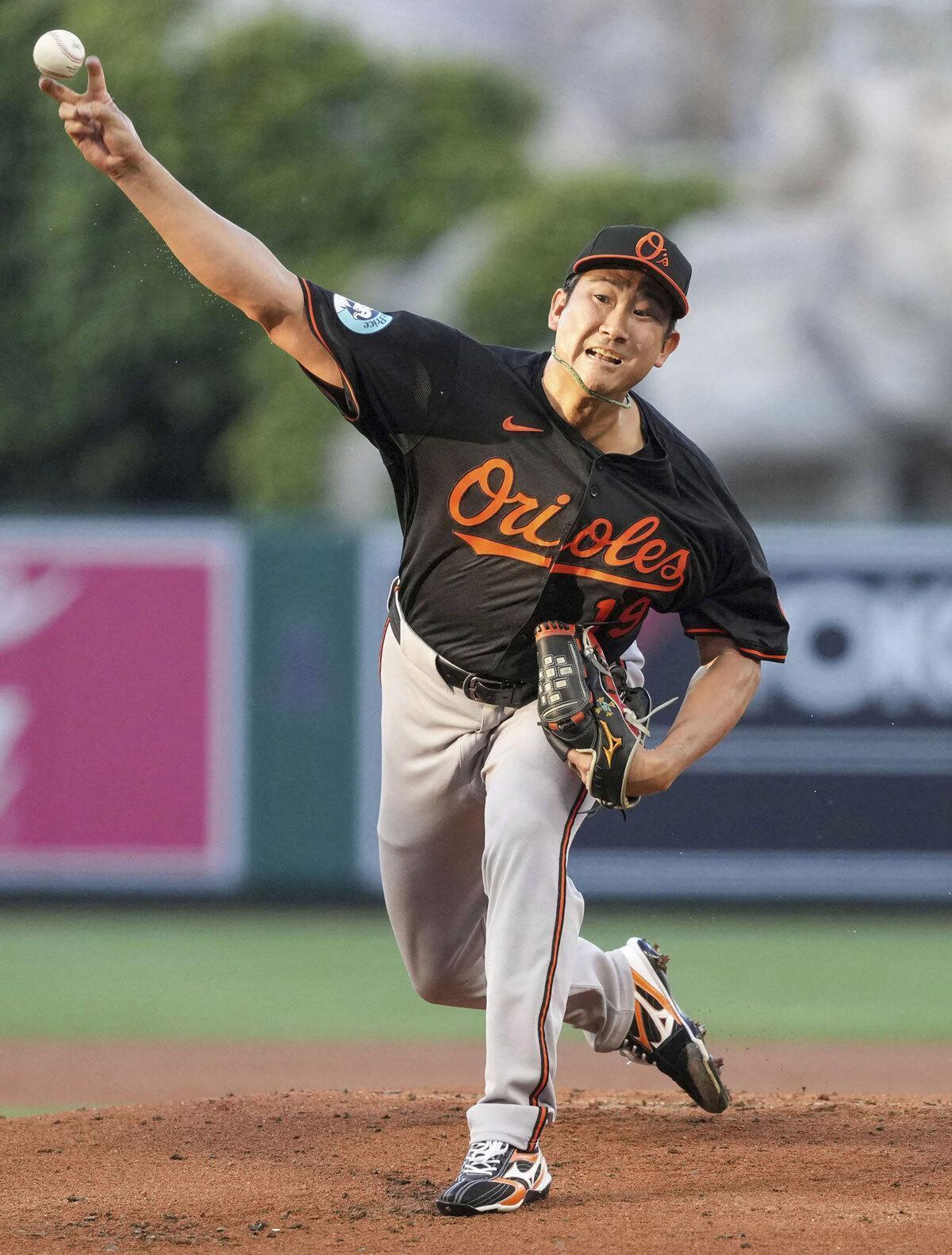 MLB 菅野智之投手 ボルチモア オリオールズ ロード用 ユニフォーム 30862-111-