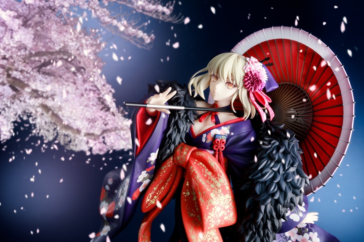 【美品】セイバーオルタ 着物 フィギュア Fate Fate/stay night [HF]』セイバーオルタの白い肌が“着物”から