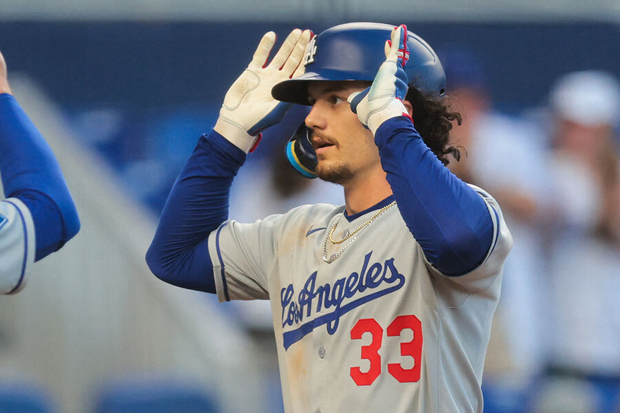 ドジャーズ　ジェームズ・アウトマン　14選　★252   選択購入可能 ド軍へ「別れを告げるのはつらい」 イケメン野手の思い、叶えて