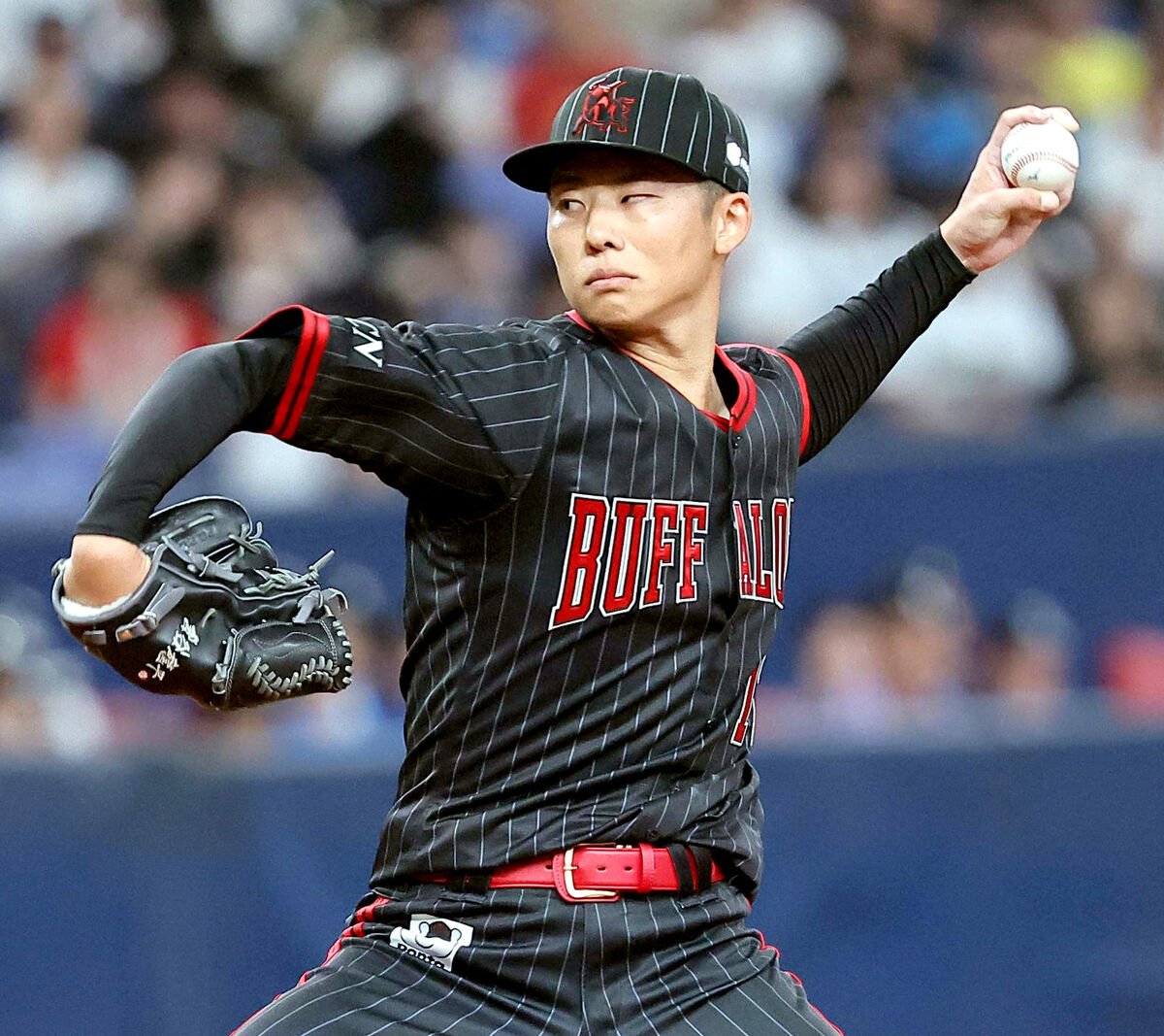 う*読様 【未開封】　オリックス　曽谷龍平投手　コロコロチャレンジ　A賞　クッシ オリックス】2か月ぶり4連勝ならず…コンディション不良から