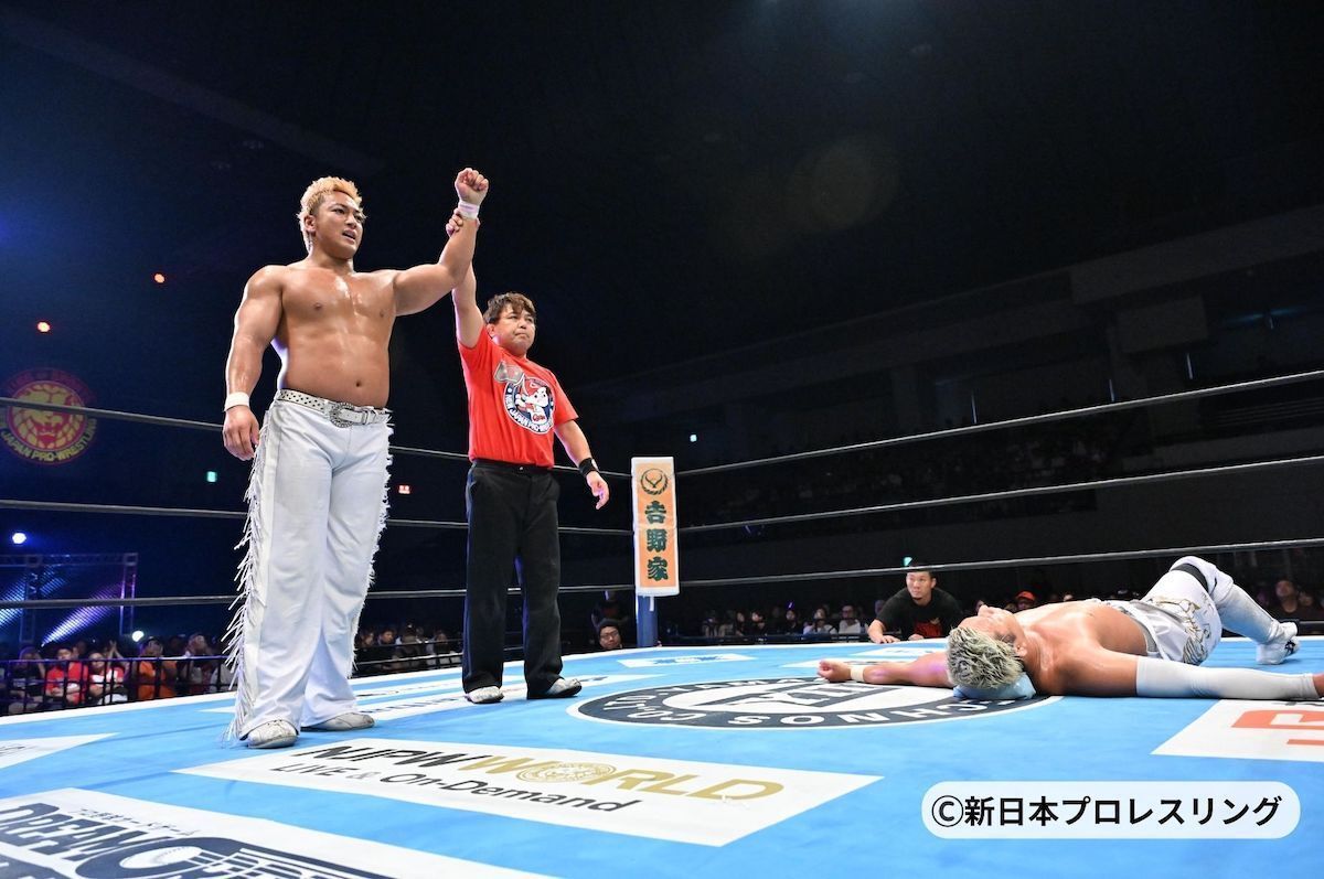 新日本G1】海野翔太がYOSHI-HASHIに逆転勝利！Bブロックは首位に