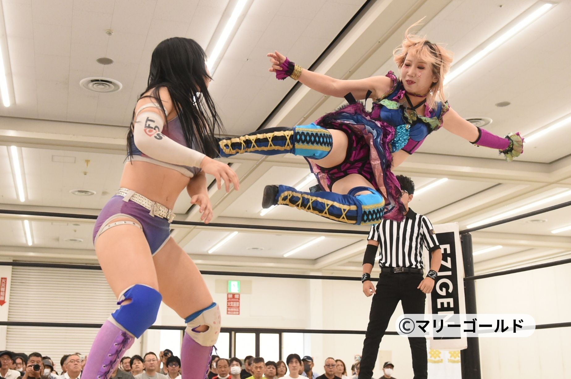 女子プロレス　マリーゴールド　Sシート　非売品　Tシャツ　松井珠紗 Amazon.co.jp: 女子プロレス マリーゴールド Sシート Tシャツ