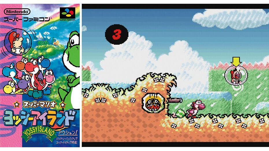 SFC『スーパーマリオ ヨッシーアイランド』30周年。赤ん坊マリオ