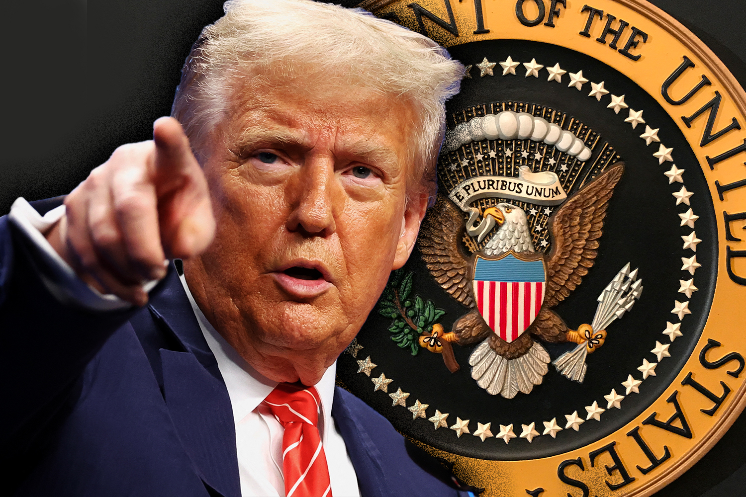 アメリカ・ファーストを象徴するトランプ大統領のイメージ