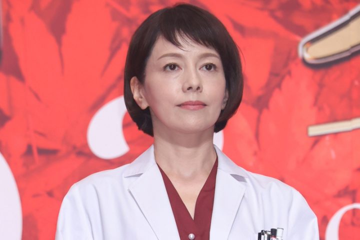 科捜研の女で長年主演を務める女優・沢口靖子氏のポートレート。