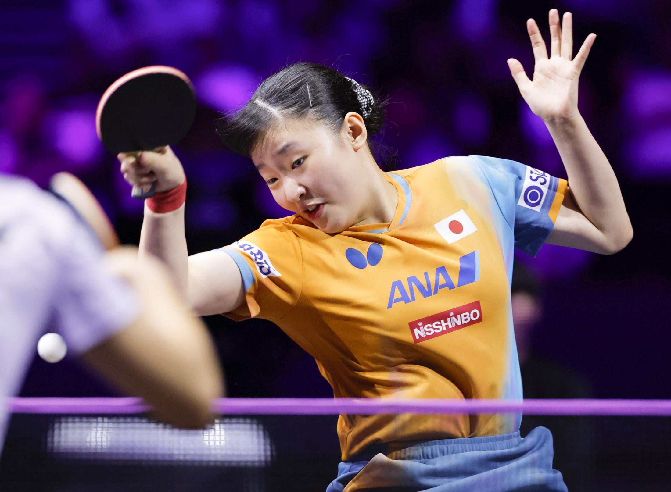 張本美和が2回戦進出 卓球WTTチャンピオンズ（共同通信