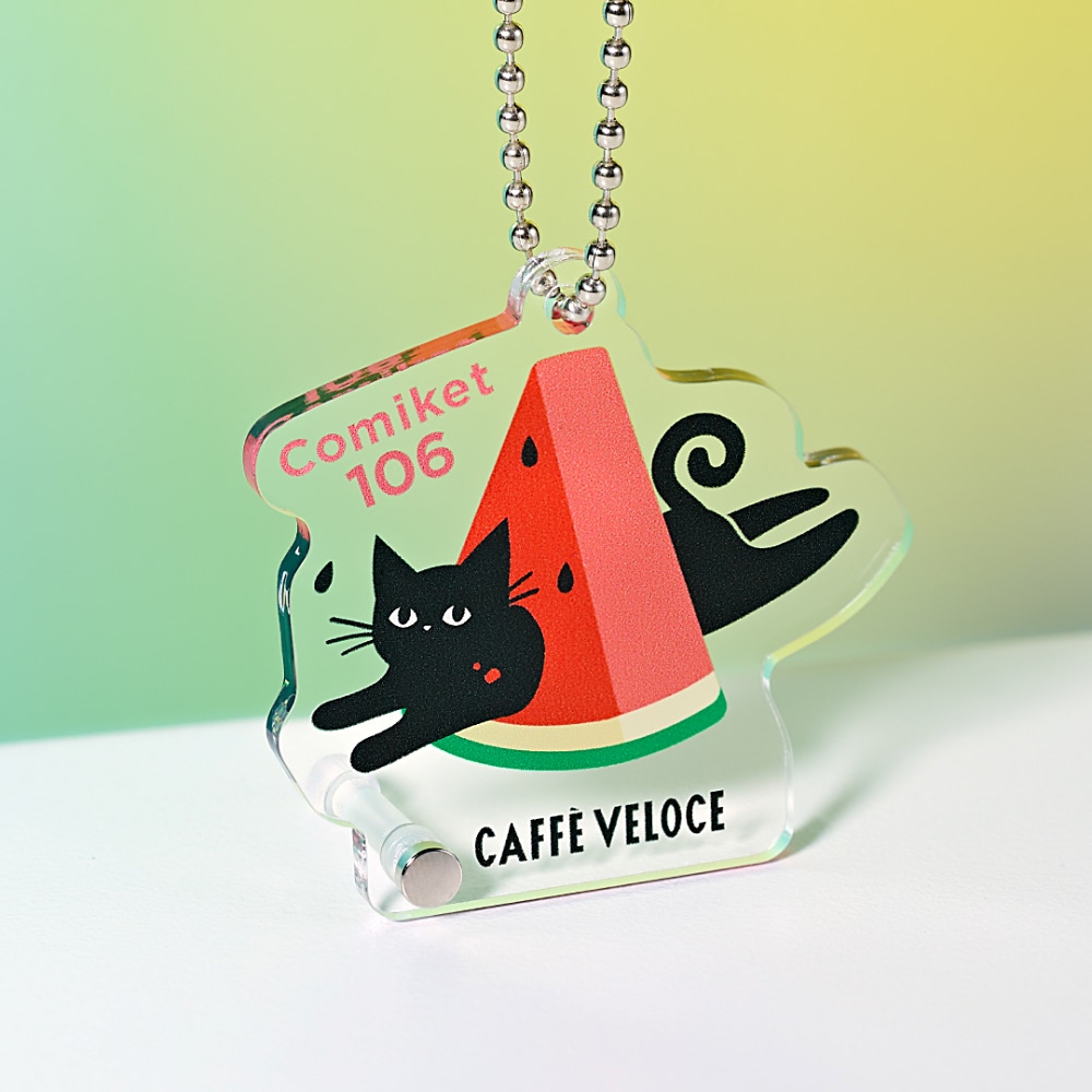 ベローチェ　黒猫缶バッジセット　コミケ　c105 有明店限定 コミックマーケット105開催日限定！特別黒ねこグッズ、限定
