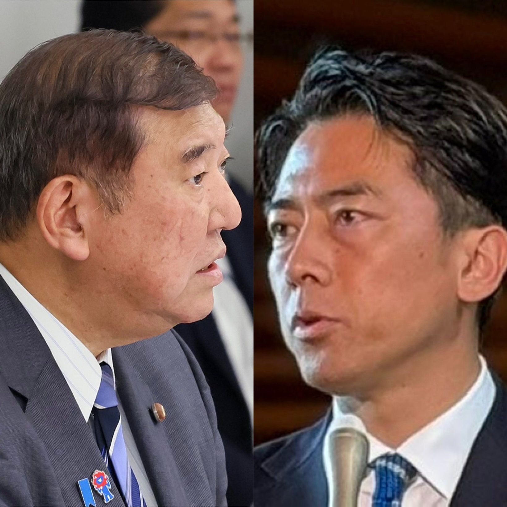 参院選惨敗後、厳しい表情で会見に臨む石破茂首相