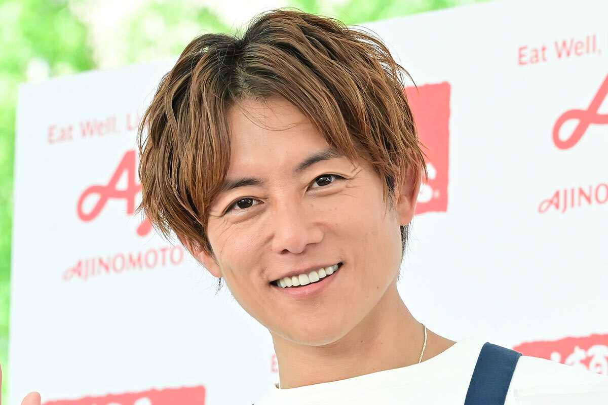 俳優・杉浦太陽氏、第五子誕生発表後の笑顔