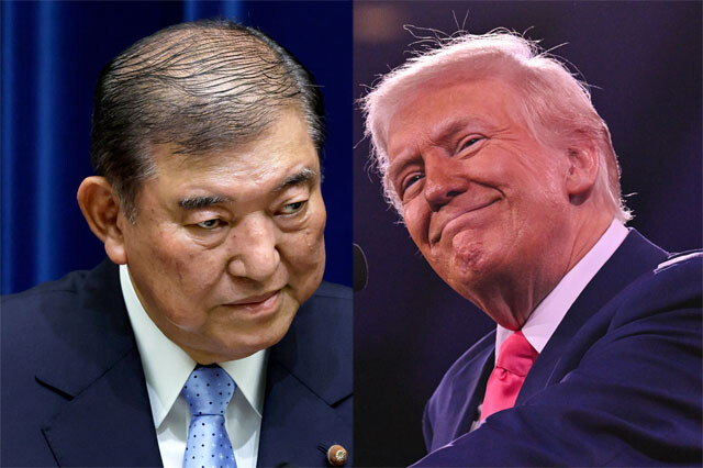 日米関税交渉で合意し、握手を交わす赤澤経済再生担当大臣とトランプ大統領
