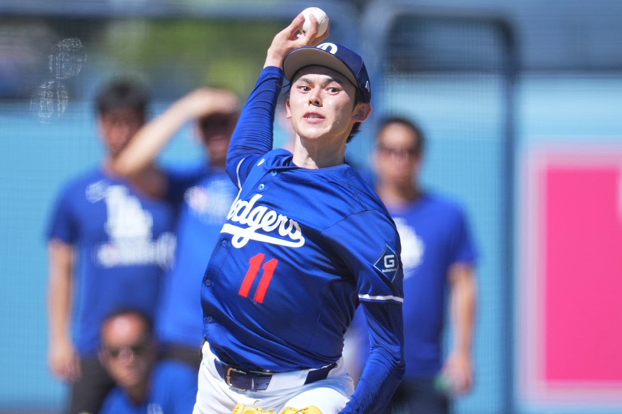 佐々木朗希、3度目のライブBPで最速156キロ 3イニング2奪三振で8