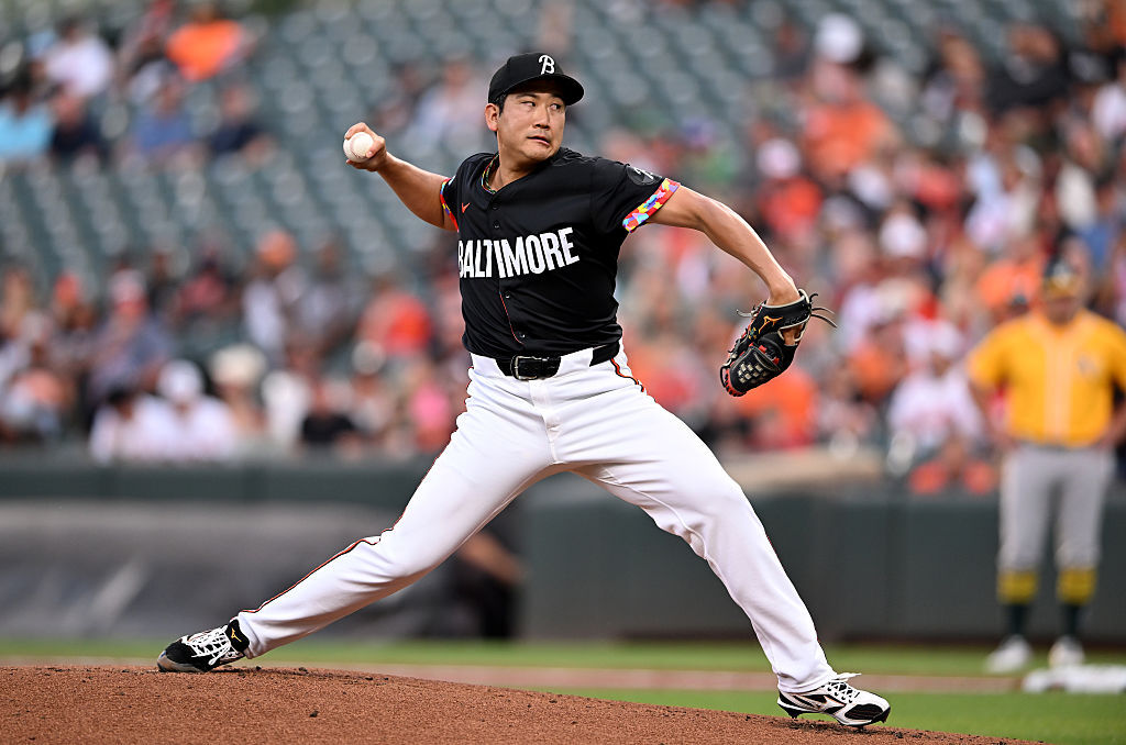 MLB 菅野智之投手 ボルチモア オリオールズ ロード用 ユニフォーム MLB＝オリオールズ菅野が2勝目、7回無四球2失点の好投 | ロイター