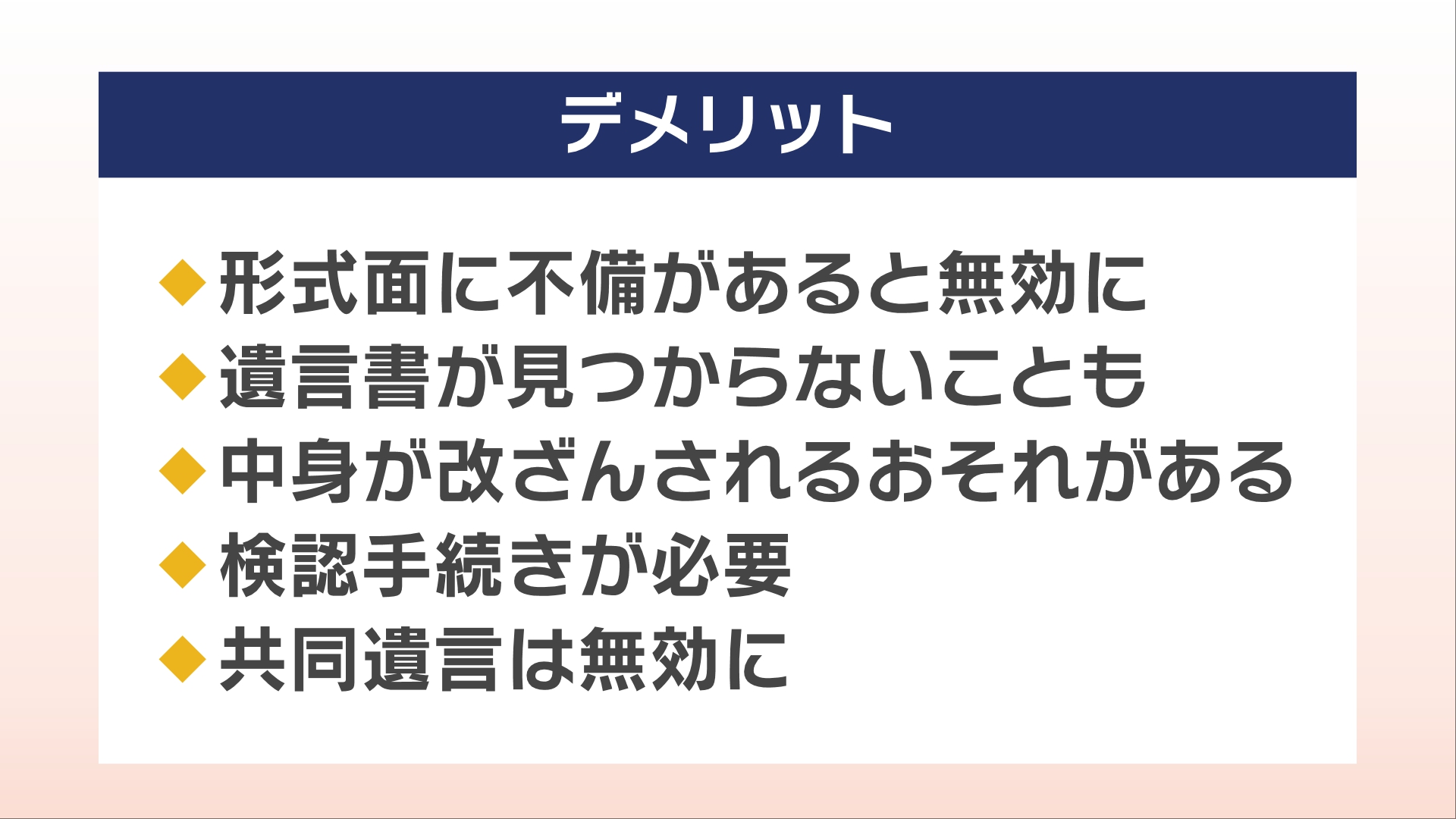 終活の一環 自筆証書遺言 母親が次男宅で書いた遺言 筆跡など