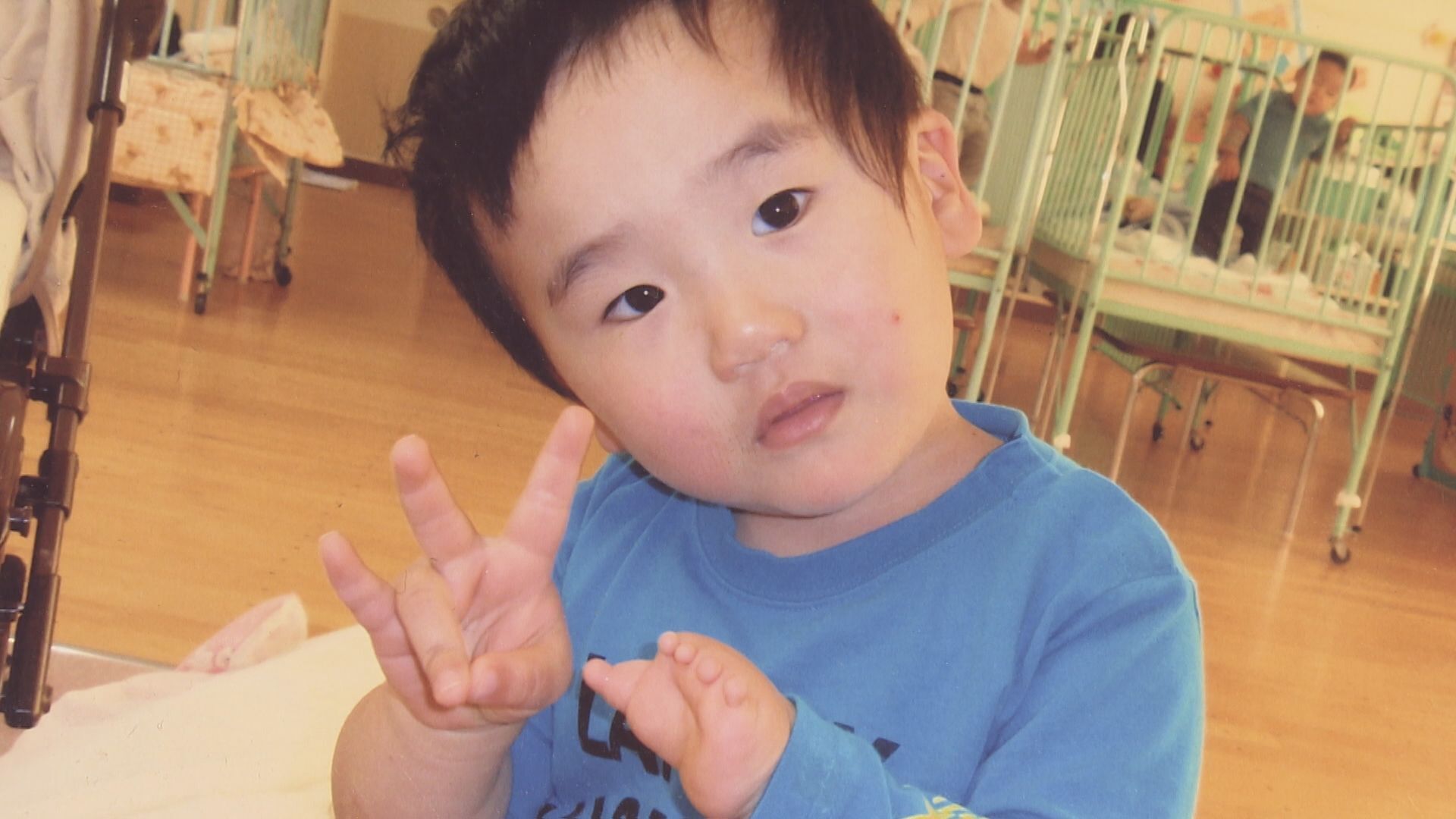 横山温大選手のご両親、直樹さんと尚美さんが息子の誕生当時の思いを語る様子