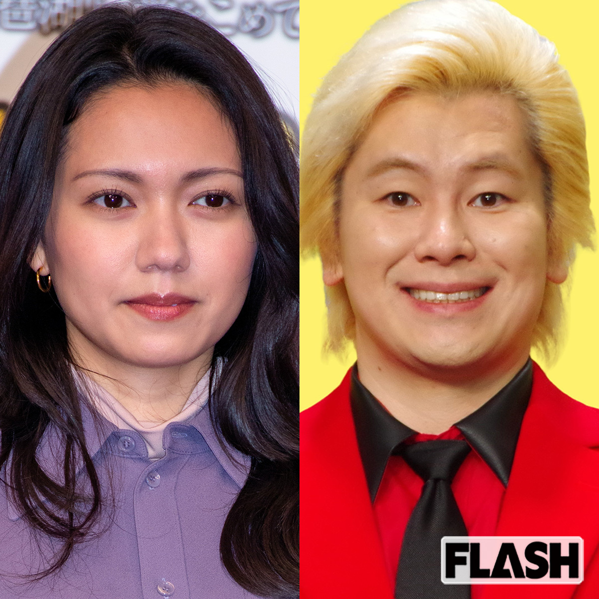 トレードマークの真っ赤な服装で元女子アナとデートするカズレーザー