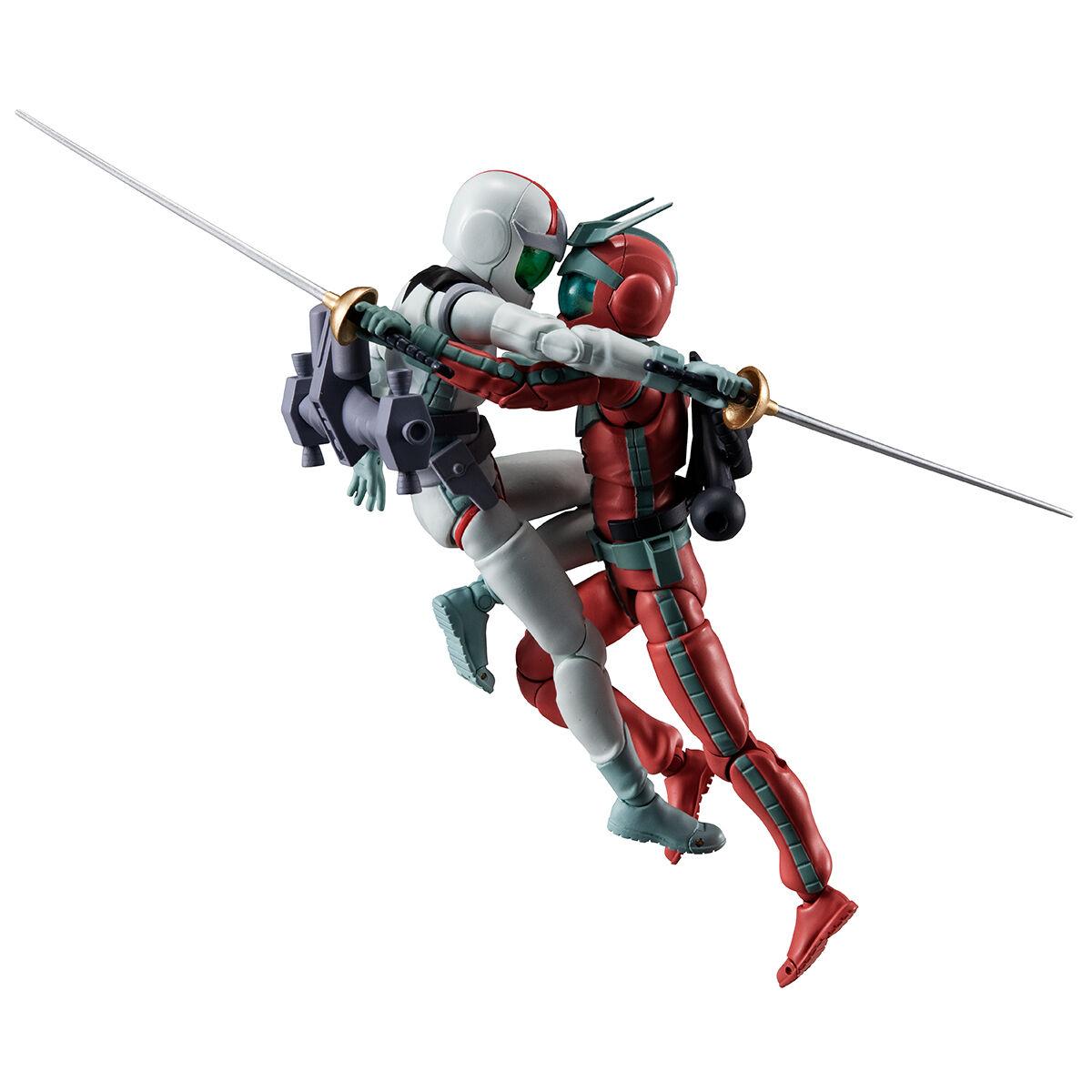 ガンダム フィギュア ア・バオア・クー ガンダム＞アムロとシャアのフィギュア ア・バオア・クーの決戦