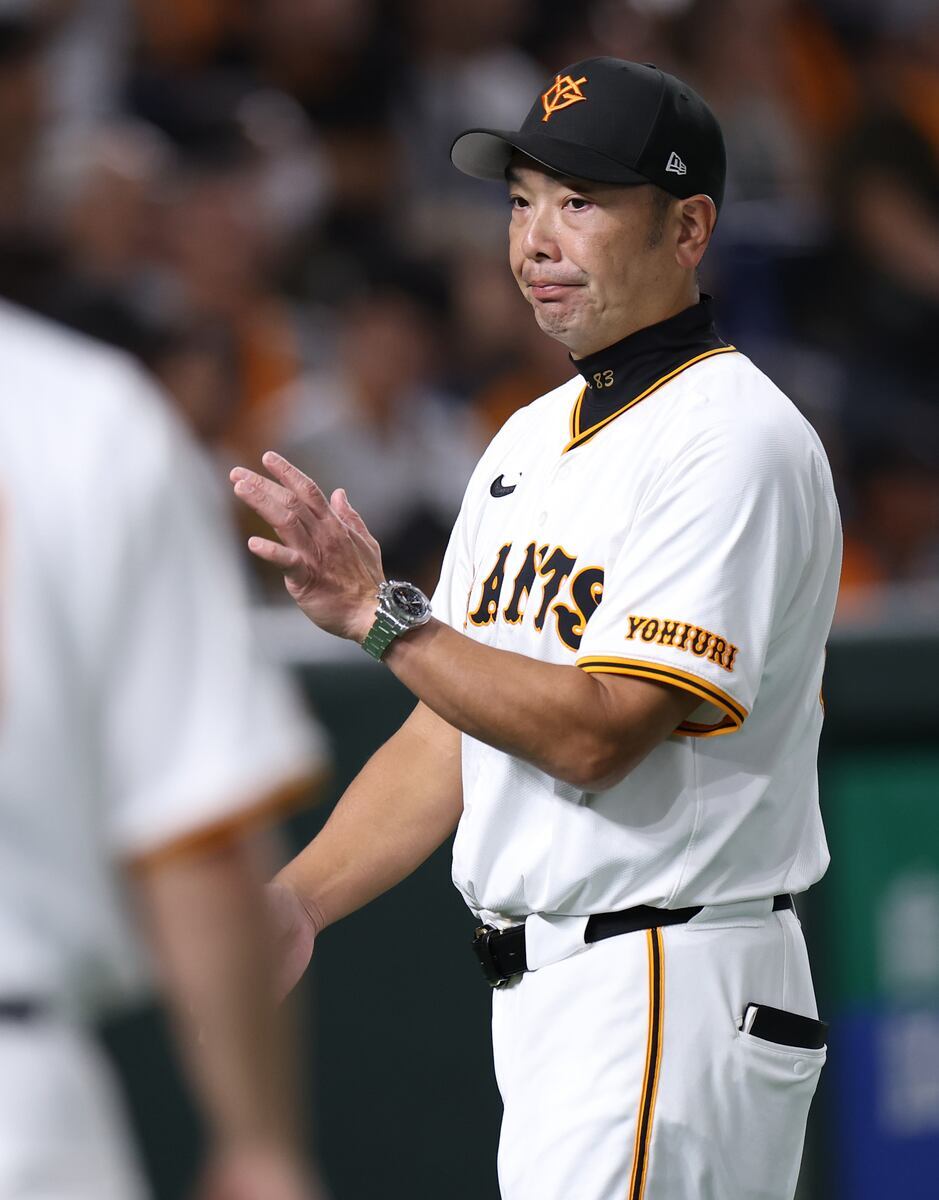巨人・阿部慎之助監督、好機作るも零封負けに「あと一押しだった