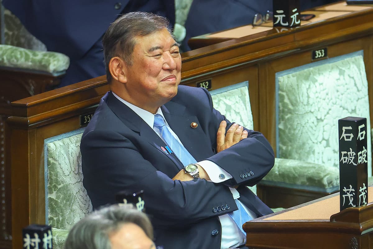 石破茂氏が国会で心境を語る様子 (2025年8月1日)