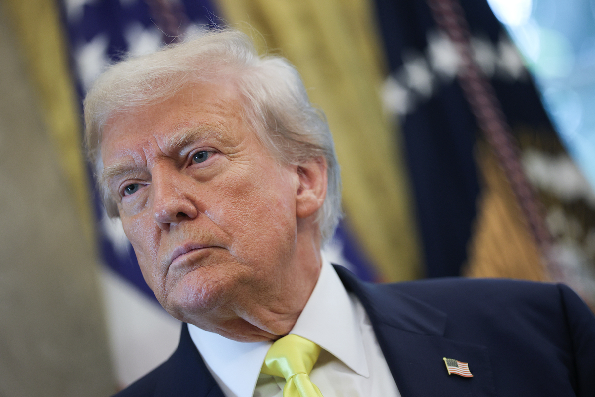 関税政策について語るドナルド・トランプ前大統領