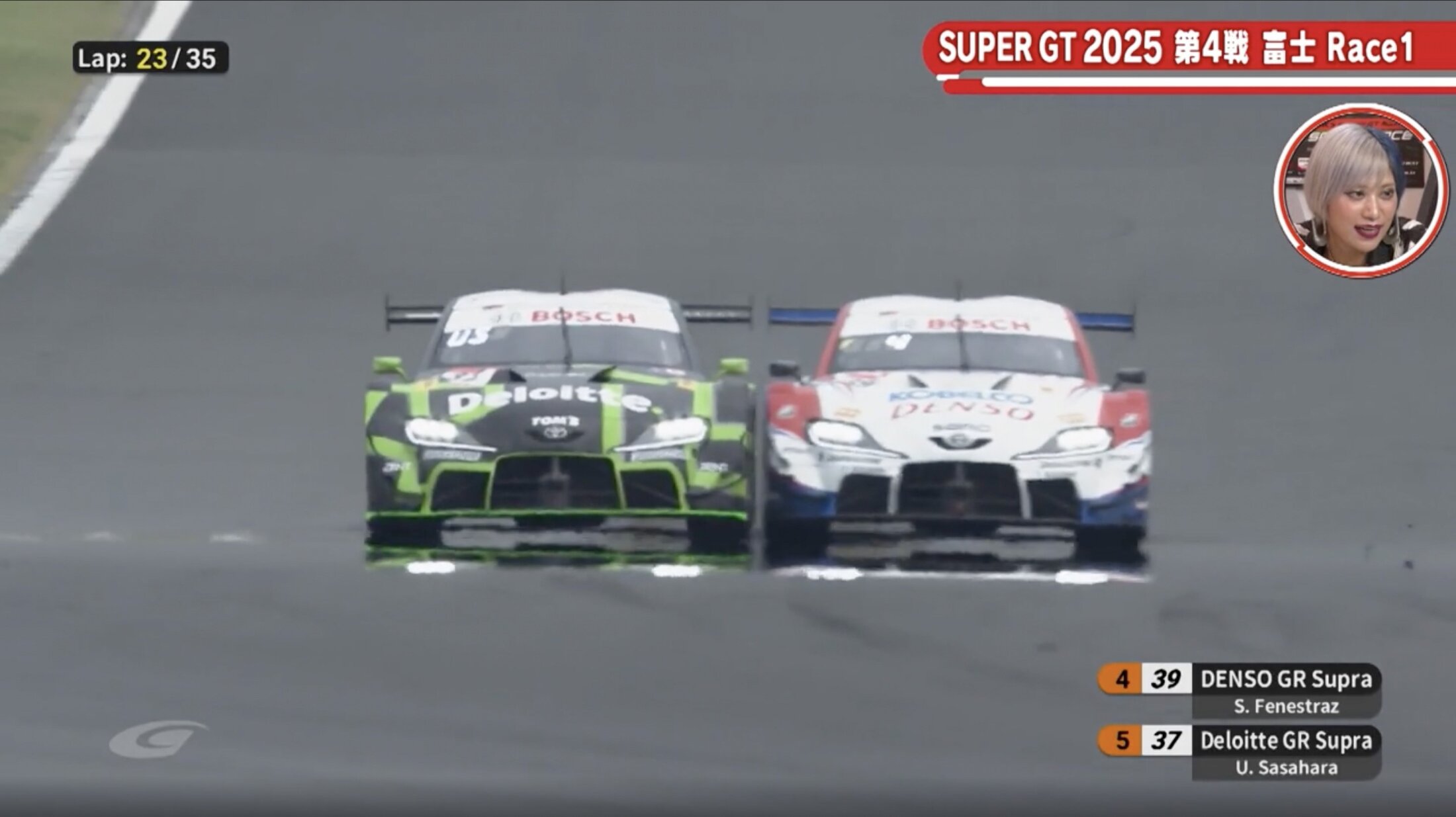 あれはあかんやろ」スープラVSスープラで「左に切ってる