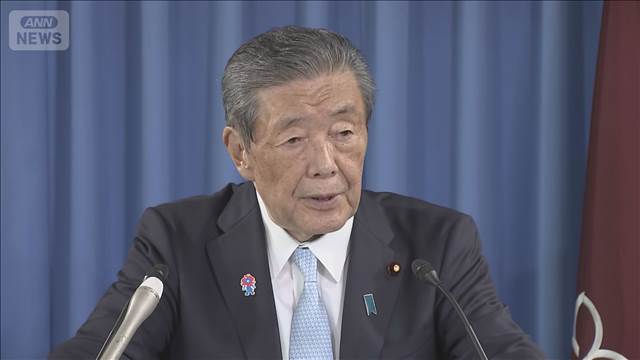 自民・森山幹事長が終戦の日を前に靖国参拝