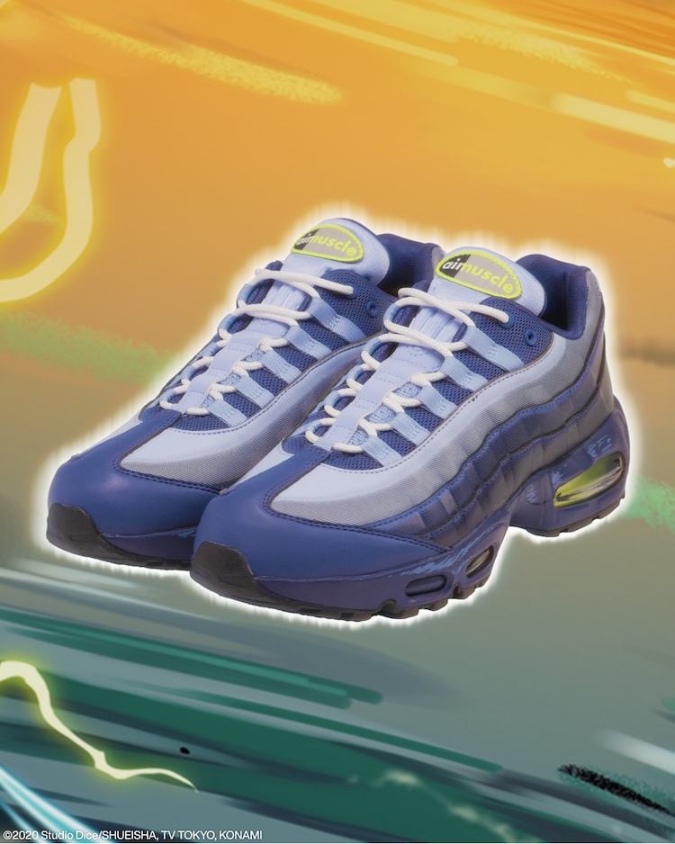 遊戯王」城之内のNIKEエアマックスを再現、真紅眼の黒竜も描かれ