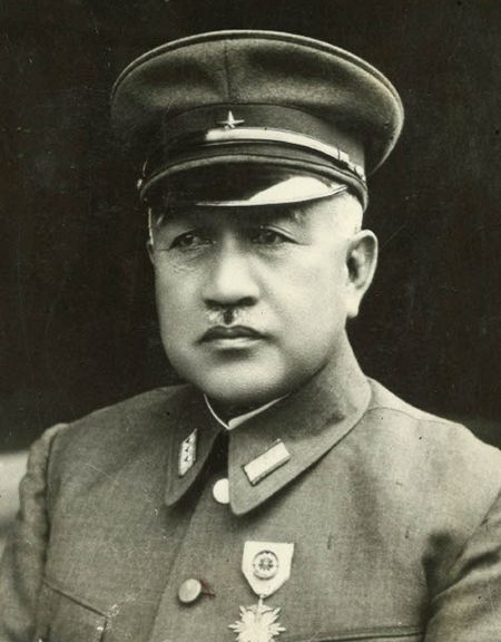 極東国際軍事裁判でA級戦犯とされ、絞首刑となった陸軍大将、土肥原賢二の歴史的肖像写真