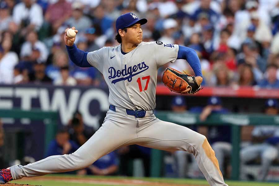大谷翔平1／2米ドルハーフダラーエンジェルス時代値下げ ド軍逆転負けの4連敗で首位陥落大谷翔平5回途中4失点、5戦