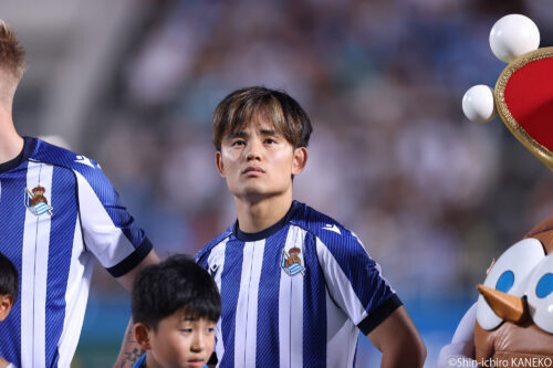 2019VOLECCIONESSOESTE GEMMT10久保建英 チームプレーで同点劇導いた久保建英、試合後には現地メディアに
