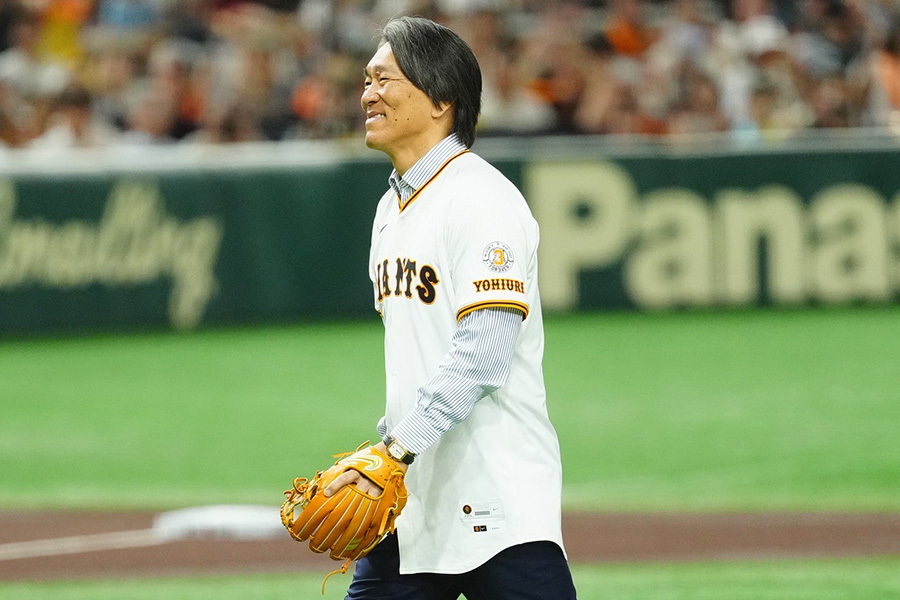 松井秀喜氏「監督が見守ってくれたおかげ」 ストライク送球で
