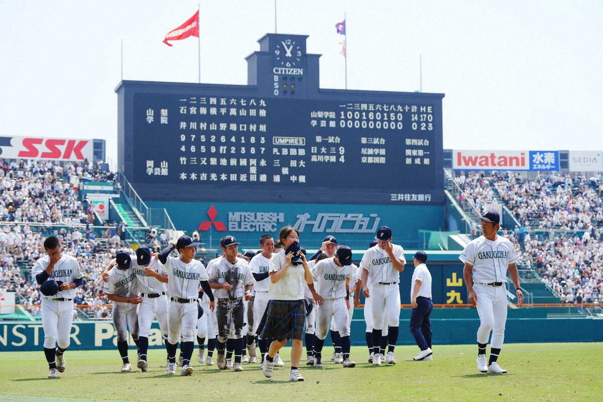 甲子園】岡山学芸館は8強ならず 佐藤貴博監督「完敗でした