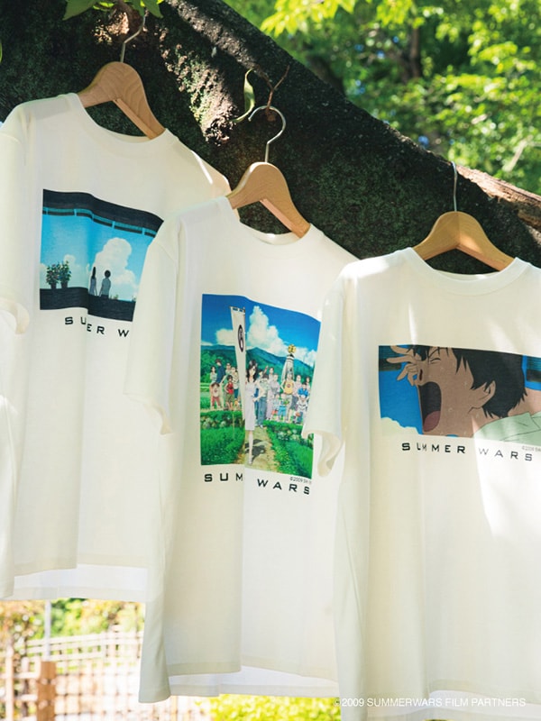 サマーウォーズ Tシャツ Mサイズ 漫画 アニメ 映画 細田守 サマーウォーズ 映画 アニメ ムービー Tシャツ 細田 守 時を