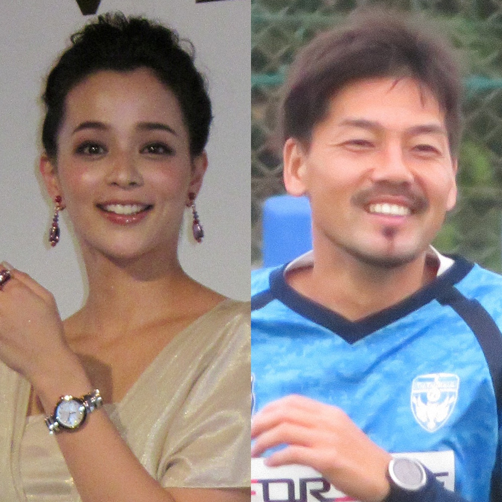 日本テレビ「おしゃれクリップ」で離婚を公表した加藤ローサ（左）と松井大輔氏のツーショット