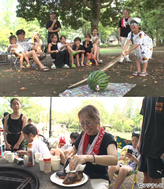 うるしやま家の子供の結婚式。新郎新婦と家族が祝福の瞬間を分かち合う様子。