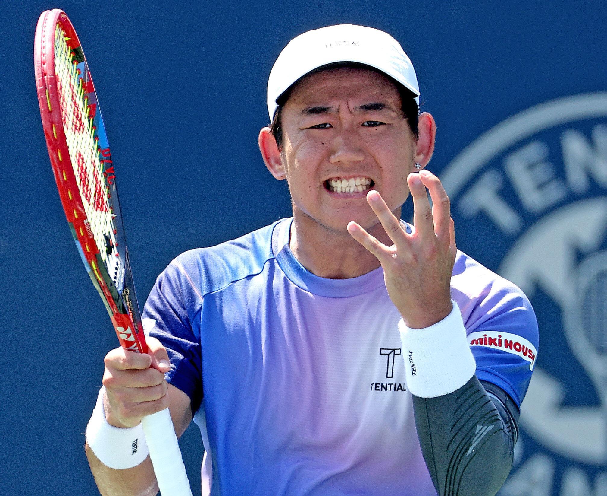 西岡良仁 ストレート負けで初戦敗退、元世界10位に完敗＜男子