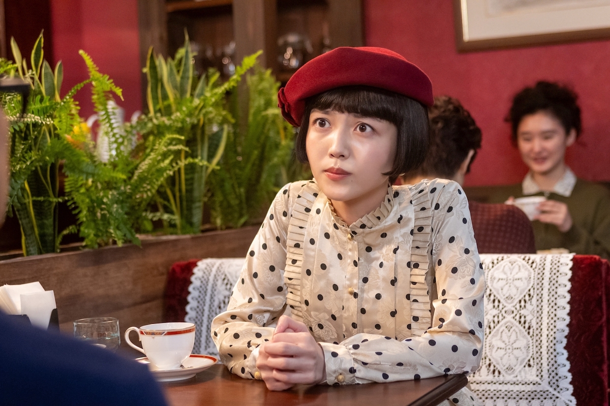 NHK連続テレビ小説『あんぱん』のロゴとタイトルイメージ。やなせたかし氏の世界観を表現。