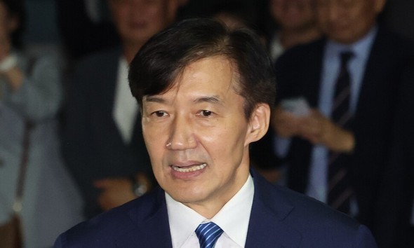 光復節特赦で釈放後、国民に挨拶する祖国革新党のチョ・グク元代表