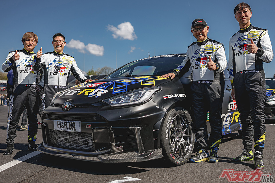 ニュルブルクリンク24時間レースをGRヤリスDATで完走した豊田章男会長（モリゾウ）