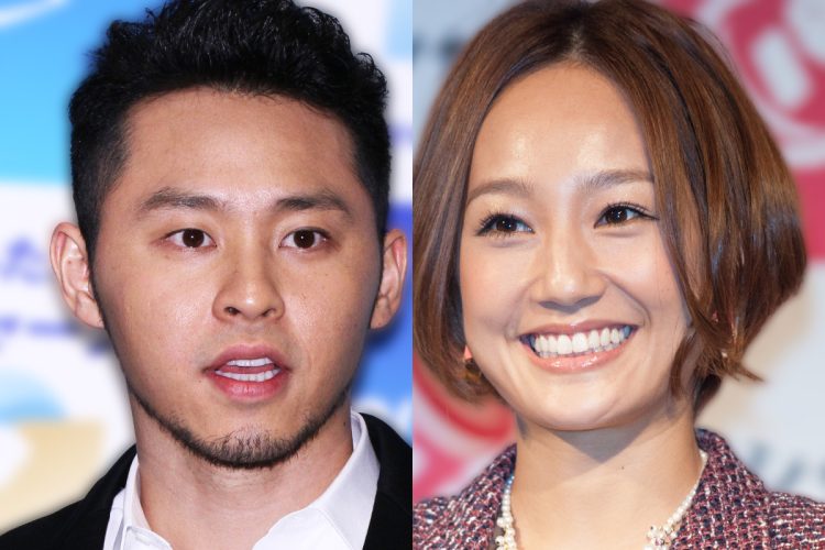 北島康介氏と妻・千紗氏（元girl next door）の結婚当時の写真