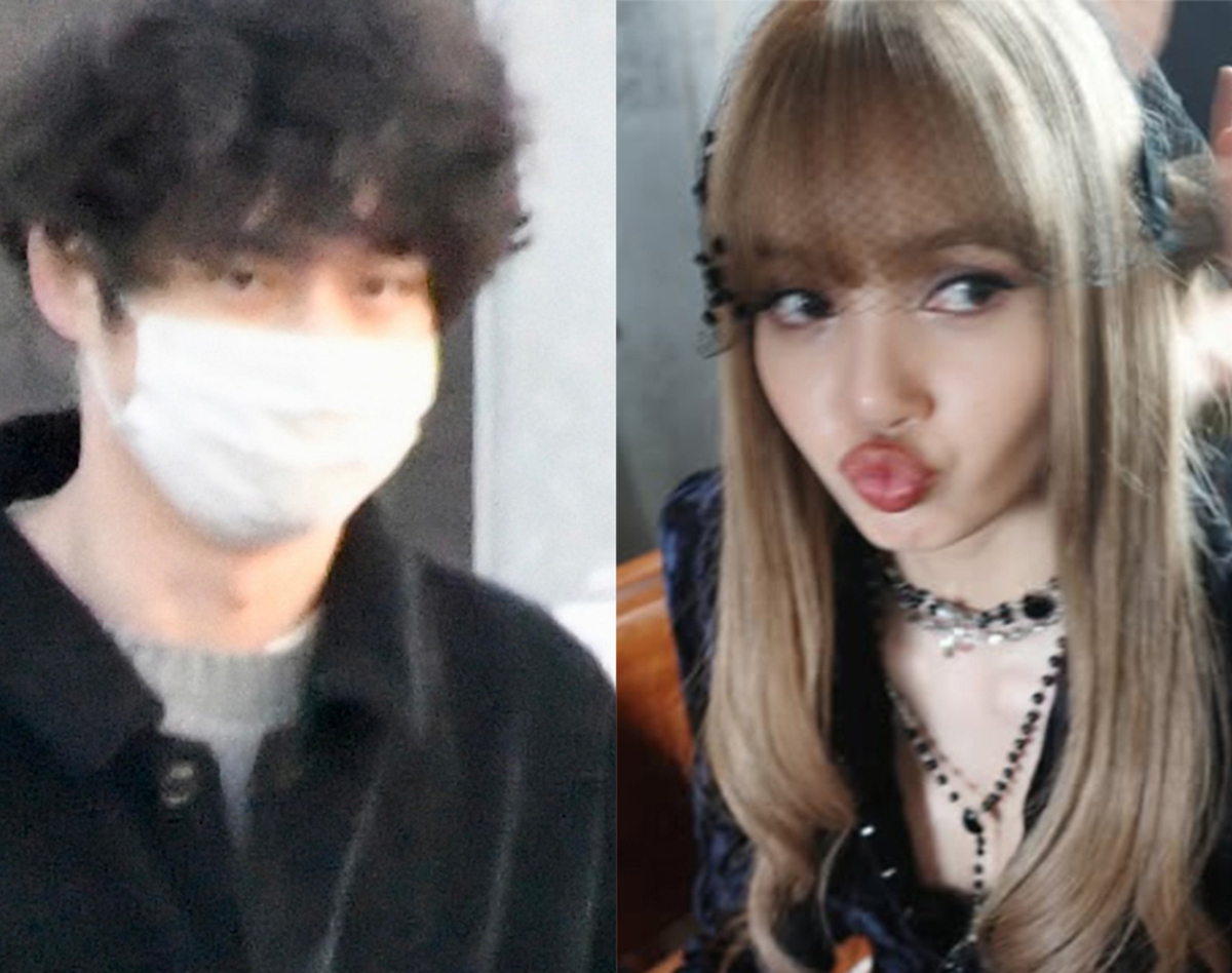 BLACKPINKのリサと坂口健太郎、ショートフィルム共演での親密なオフショット。リサが坂口の腕に噛みつく様子。