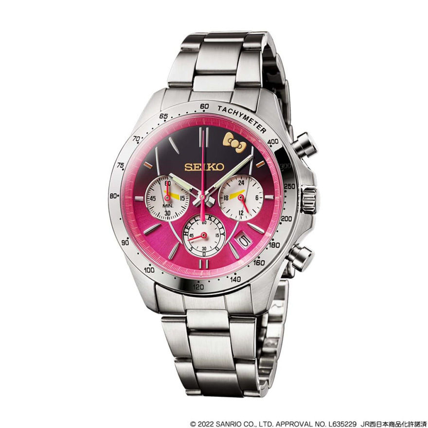 SEIKO セイコー 500系新幹線25周年記念 ハローキティ　ウォッチ 腕時計 キティちゃんと500系新幹線25周年記念モデルも【国産時計