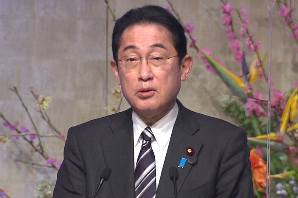 日本の岸田文雄首相の肖像。現在の日本の政治状況を象徴する一枚。
