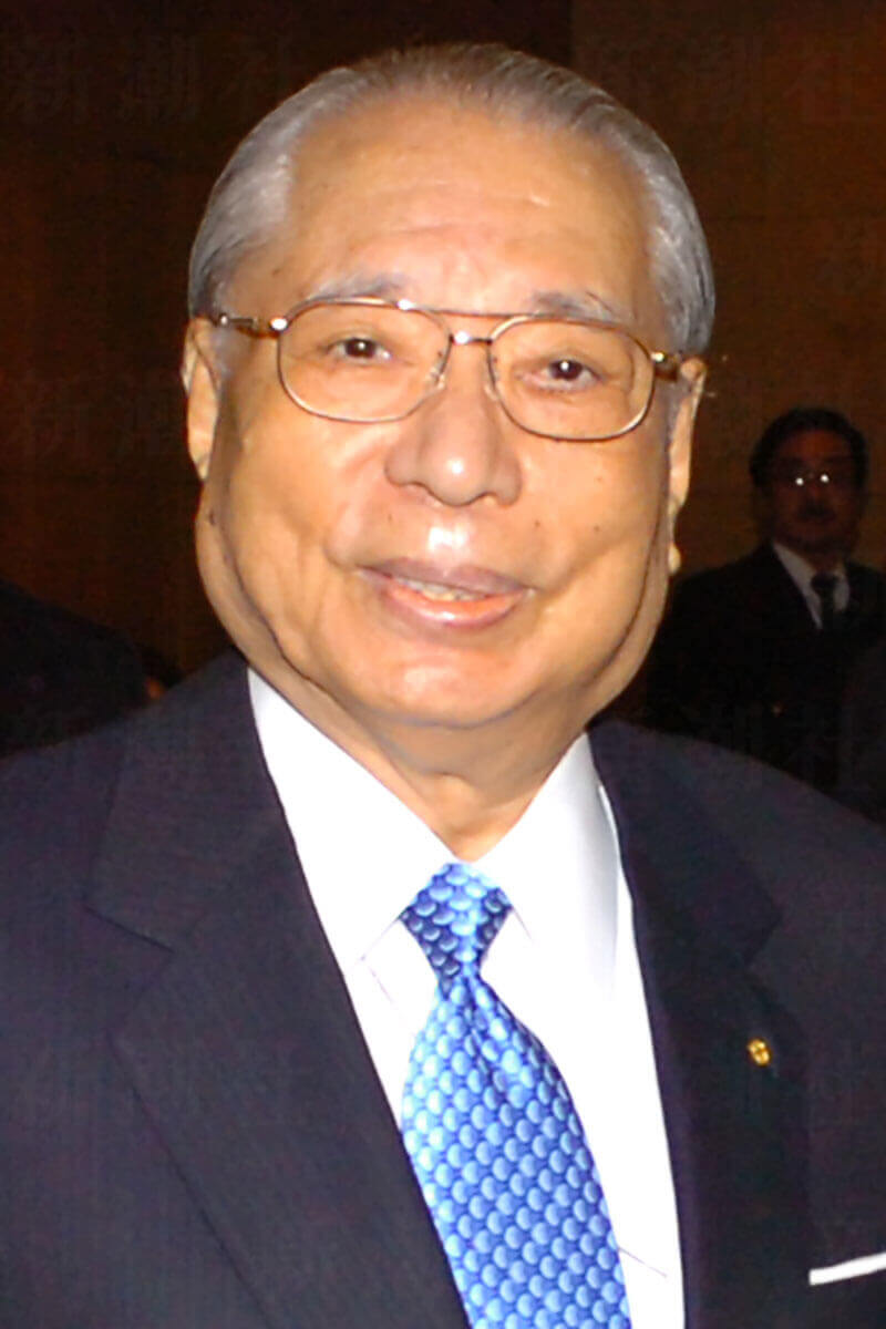 創価学会の精神的支柱であった故・池田大作名誉会長の肖像