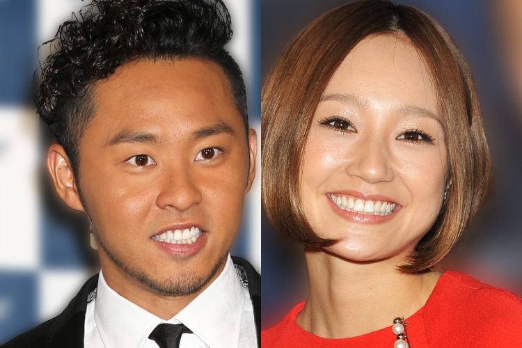 北島康介氏と妻・千紗氏（girl next door元ボーカル）の結婚時の写真