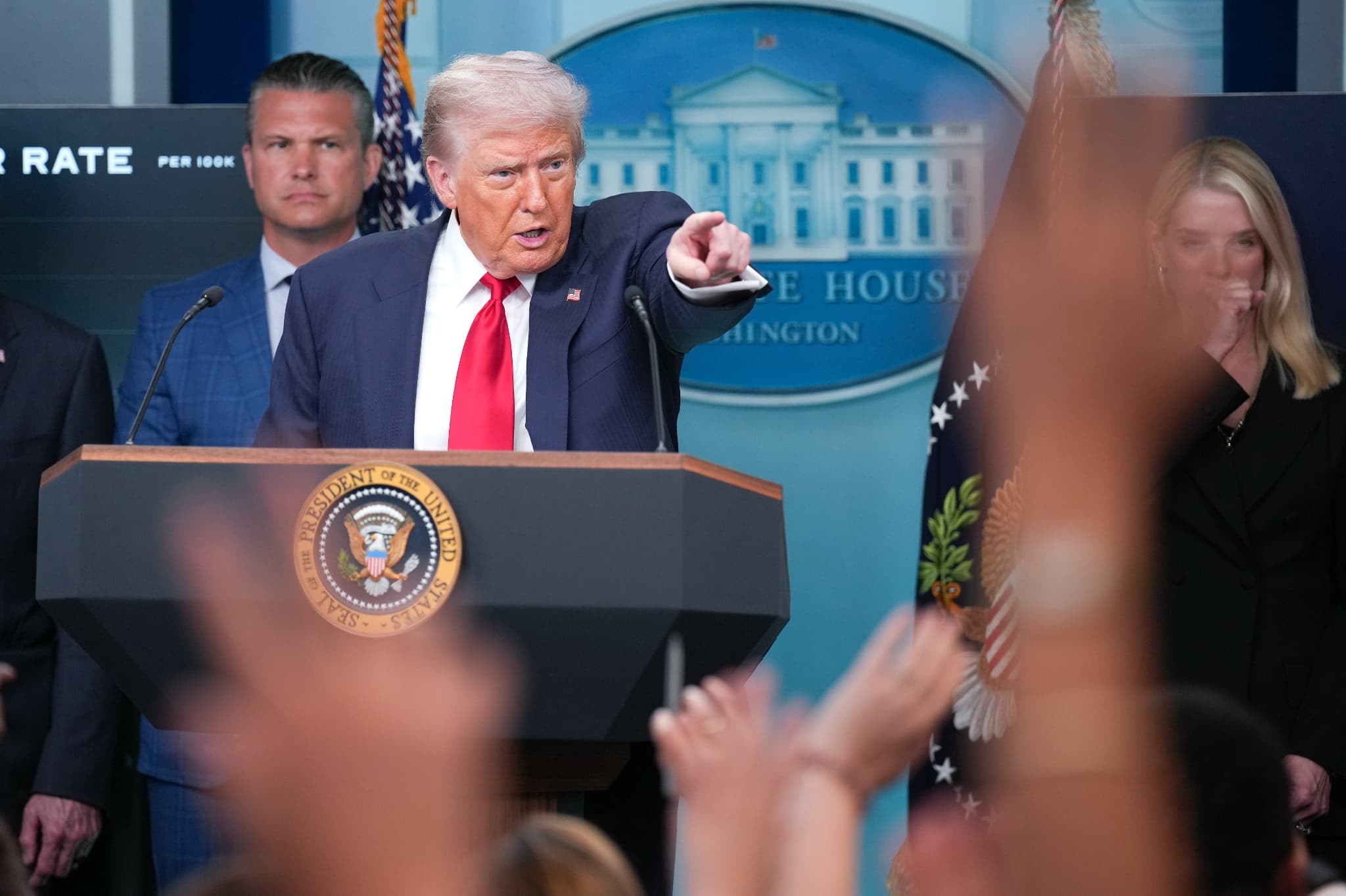 米国のホームレス問題に関する政策を語るドナルド・トランプ前大統領