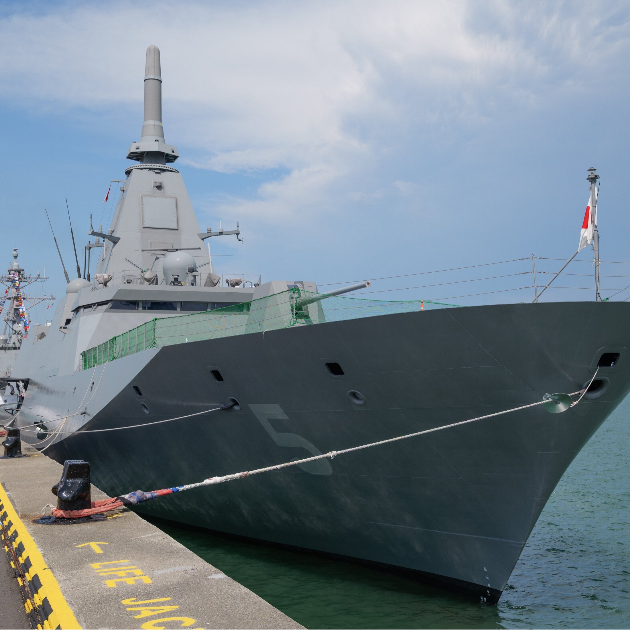 海上自衛隊の護衛艦「もがみ型」のイメージ。オーストラリア海軍が次期汎用フリゲートとして採用を決定した艦艇のベースとなる。